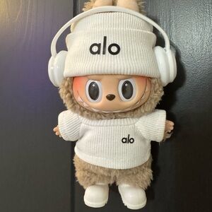 White Alo Outfit Set for Labubu